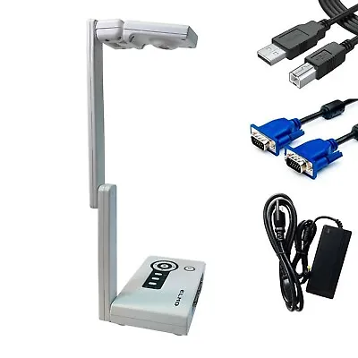 Elmo CO-10 Portable Document Camera Scanner Microscope RGB USB W/Accessories • $60.75