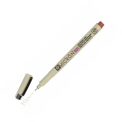 XSDK005-12 Sakura Pigma Micron 005 Marker Pen 0.20mm Tip Brown Pack Of 1 • $8.63