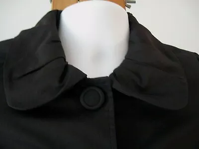 H & M Misses Size 6 LIGHTWEIGHT LINED DRESSY BLACK JACKET - MINT CONDITION • $9.75