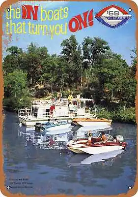Metal Sign - 1968 Glastron Boats - Vintage Look Reproduction • $18.66