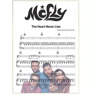 McFly - The Heart Never Lies Poster • £4.99