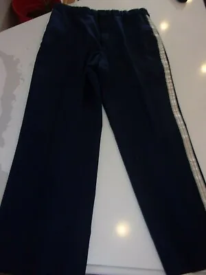 Usaf Air Force Formal Mess Dress Suspender Pants Silver Stripe 32 X 27.5  • $80.99