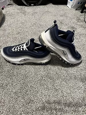 $140 • Buy Size 13 - Nike Air Max 97 Dallas Cowboys - White And Blue