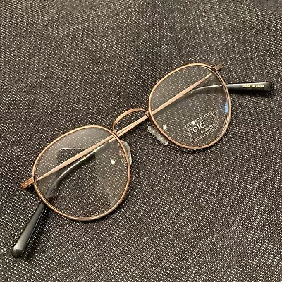 New Legre Iotä Andy E7 Antiqued Copper Brown Round  Metal Eyeglasses 45-21-145 • $125