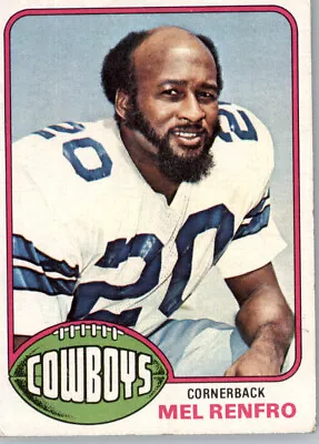1976 Topps Football - #368 Mel Renfro - Dallas Cowboys (EX) • $1.89