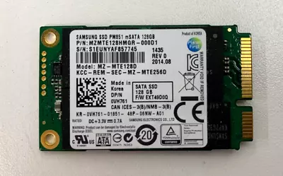 Samsung PM851 128GB MSATA Mini-PCI E SSD Solid State Hard Drive SSD Dell VH761 • $21