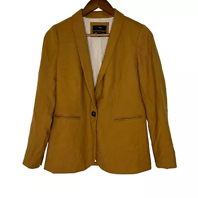 J Crew Women's Parke Blazer Wool Flannel Camel Size 0 J5627 • $70