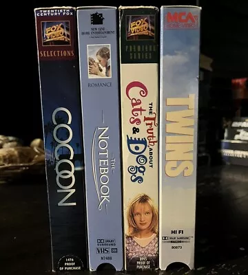VHS Lot Of 4 ~ Comedy Romance Drama ~ 4 Great Movies On Video Cassette • $17