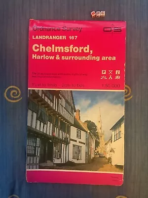 OS Ordnance Survey Map  Vintage Retro Edition  Chelmsford • £12.99