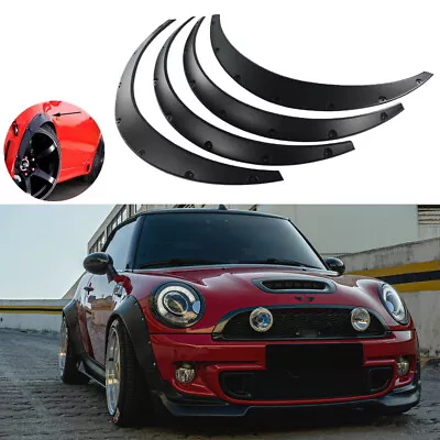 3.5  Car Fender Flares Wheel Arch Extra Wide Body Kits For MINI Cooper S R55 R56 • $69.08