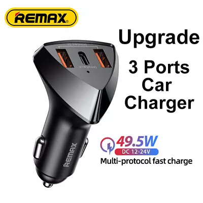 45W Type C Charger Fast Car Charger PD3.0 QC 3.0 USB C Cigarette Lighter Adapter • $6.99