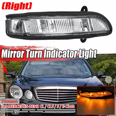 1pcs Right Side Mirror Turn Signal Light For Mercedes Benz CL CLS S E Class W211 • $21.39