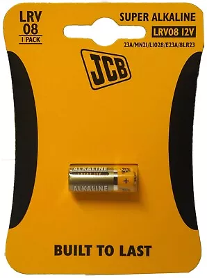 JCB MN21 A23 12V Alkaline Batteries 23A LRV08 K23A E23A V23GA 12 Volt X 1 • £2.25