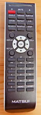 Replacement Remote Control For Matsui TV? VIDEO? CD? • £5.99