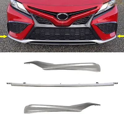 For Toyota Camry SE XSE 2021 2022 Silver Front Lower Grille Trim Molding Set • $38.99