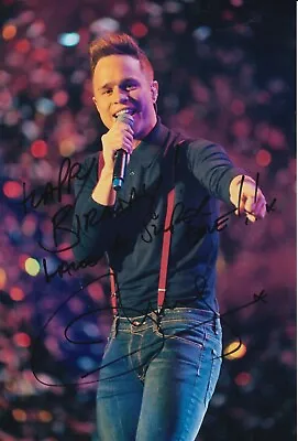 Olly Murs Hand Signed 12x8 Photo - Music Autograph. • £64.99