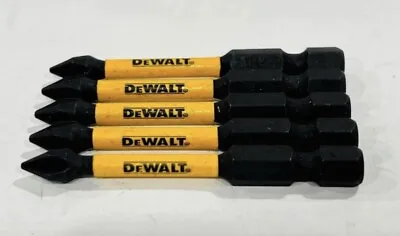 5 Pieces Dewalt  FlexTorq Impact Ready #1 Phillips Power Bits  2-1/4  Length • $8.95