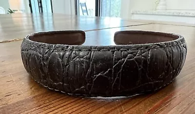 Vintage A Brod Leather Headband Italy • $24.99