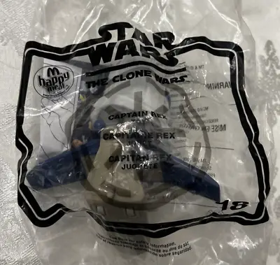 Star Wars The Clone Wars 2008 McDonalds Happy Meal Toy Captain Rex #18 • $8.49