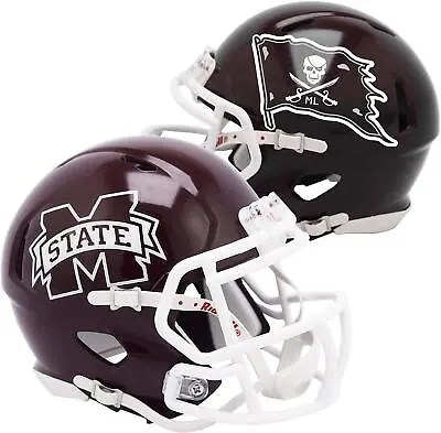 Mississippi State Bulldogs Mike Leach Riddell Speed Mini Helmet • $34.99