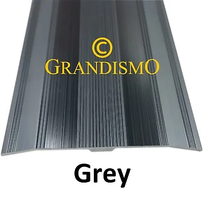 £9.95 • Buy Grey- Extra Wide Carpet Cover Strip - 61mm Width Door Bar Trim Threshold Metal