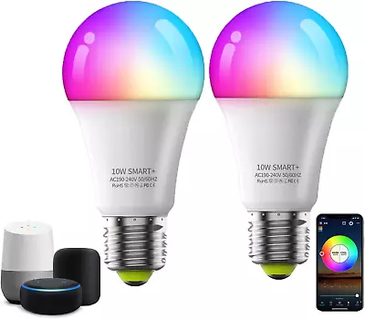 Smart Light Bulbs Alexa Light Bulb Wifi Bulbs Smart Bulbs That Work With Alex • $54.14