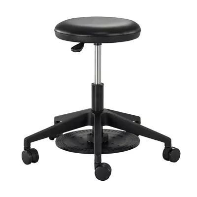 Scranton & Co Products Foot Pedal Lab Stool 3437BL Black Vinyl • $180.56