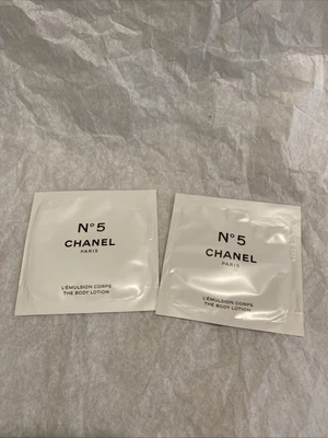 $9.99 • Buy Chanel No 5 The Body Lotion Sample / Travel Size .2 Fl Oz / 6 Ml New Lot Of 2