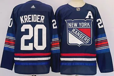 Men's Chris Kreider New York Rangers #20 Hockey Stitched Jersey 2024 S-3XL • $59.90