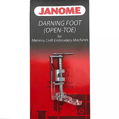 Darning Foot (Open Toe) For #200337005 Janome Memory Craft Embroidery Machines • $31.99