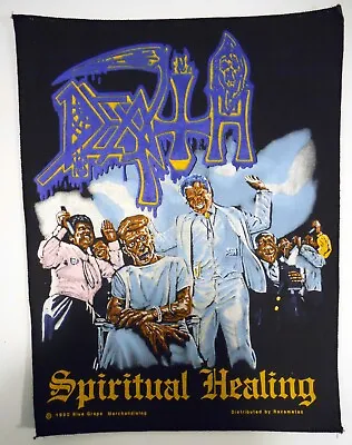 Death Back Patch Spiritual Healing Official Death Metal Leprosy Vintage/NEW  '90 • $290