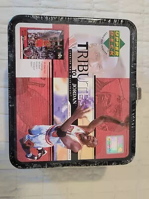 Sealed With  Plastic On U.D.  Tribute To Michael Jordan  Lunch Box 30-Card Set • $41