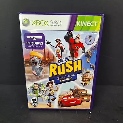 Kinect Rush A Disney Pixar Adventure (Microsoft Xbox 360 2012) Game Case & Disc • $7.99