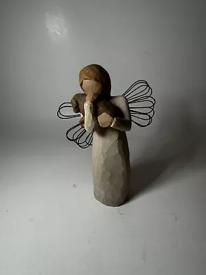 Angel Of Friendship Willow Tree Angel With Dog Figurine Lordi 2009 • $11.99