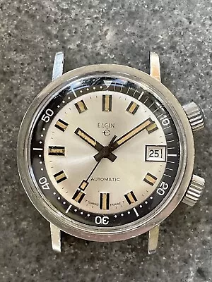 Vintage Elgin Super Compressor Dive Watch • $303