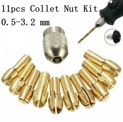 £7.34 • Buy Metal Drill Chuck Tools 4.8mm Bass BrassDrill Chuck Collet Bit For Hardware