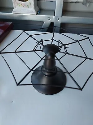 Table Top Spider Web Stand Black Steel • $9