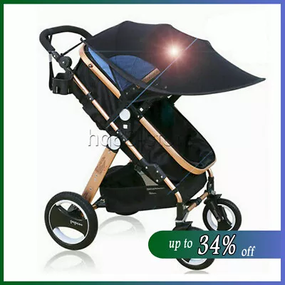 Universal Baby Child Pushchair Stroller Prams Buggy Sun Shade Canopy Covers UK • £2.81