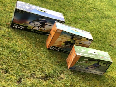 £430 • Buy 3x E-flite Blade SR RTF 120SR BNF MSR RC Helicopters Job Lot Bundle Loads Spares