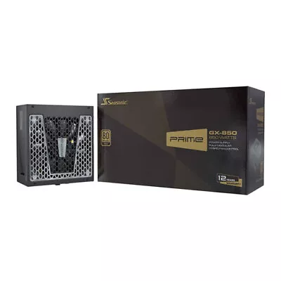 850W Seasonic PRIME GX Full Modular 80PLUS Gold SLI/CrossFire Single Rail 7 • £195.48