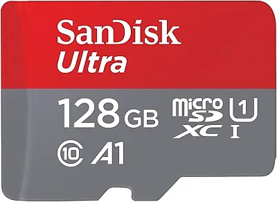 SanDisk Ultra 128GB Micro SDXC SD XC Class 10 140MB/s Memory Card SDSQUAB-128G • $11.95