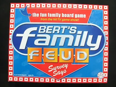 Bert's Family Feud Board Game Crown & Andrews 2006 - Complete Like New • $25