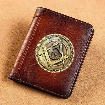 High Quality Genuine Leather Wallet Master Mason • $59.95