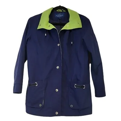 Mackintosh New England Jacket Womens Small Coat Light Hooded Classicore • $34.88