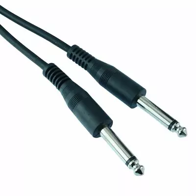 10m 6.35mm Mono Male Jack Plug To Plug Audio Cable Lead • £4.99