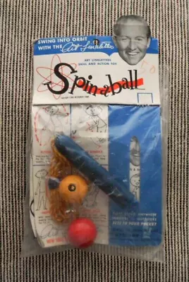  Orig./Rare 1950's ART LINKLETTER **SPIN-A-BALL** Vintage Toy In Orig. Package!! • $22.97