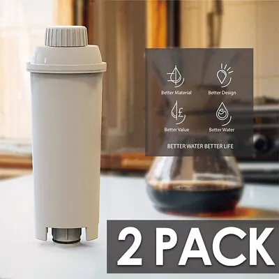 $24.95 • Buy 2X Delonghi DLSC002 / SER3017 Premium Compatible Coffee Water Filter 