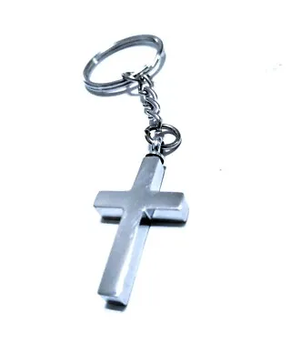 $15 • Buy Cross Shaped Stainless Steel Keychain