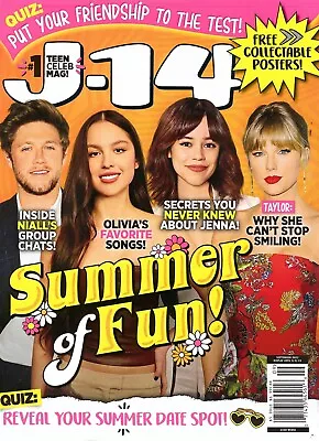 J-14 Magazine - Sept. 2023 - Niall Olivia Jenna Taylor (cover) Summer Of Fun • $12.99