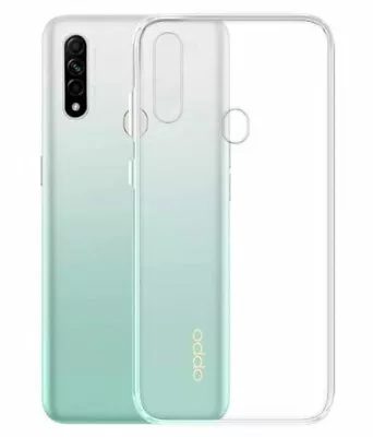 For OPPO A8 2020 SHOCKPROOF TPU CLEAR CASE SOFT SILICONE GEL BACK SLIM COVER A 8 • £4.94